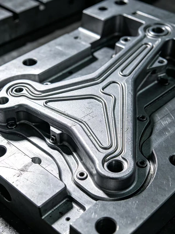 Motorcycle Body Frame Magnesium Alloy Die Casting Mold--Detail1 Motorcycle Body Frame Magnesium Alloy Die Casting Mold--Detail1